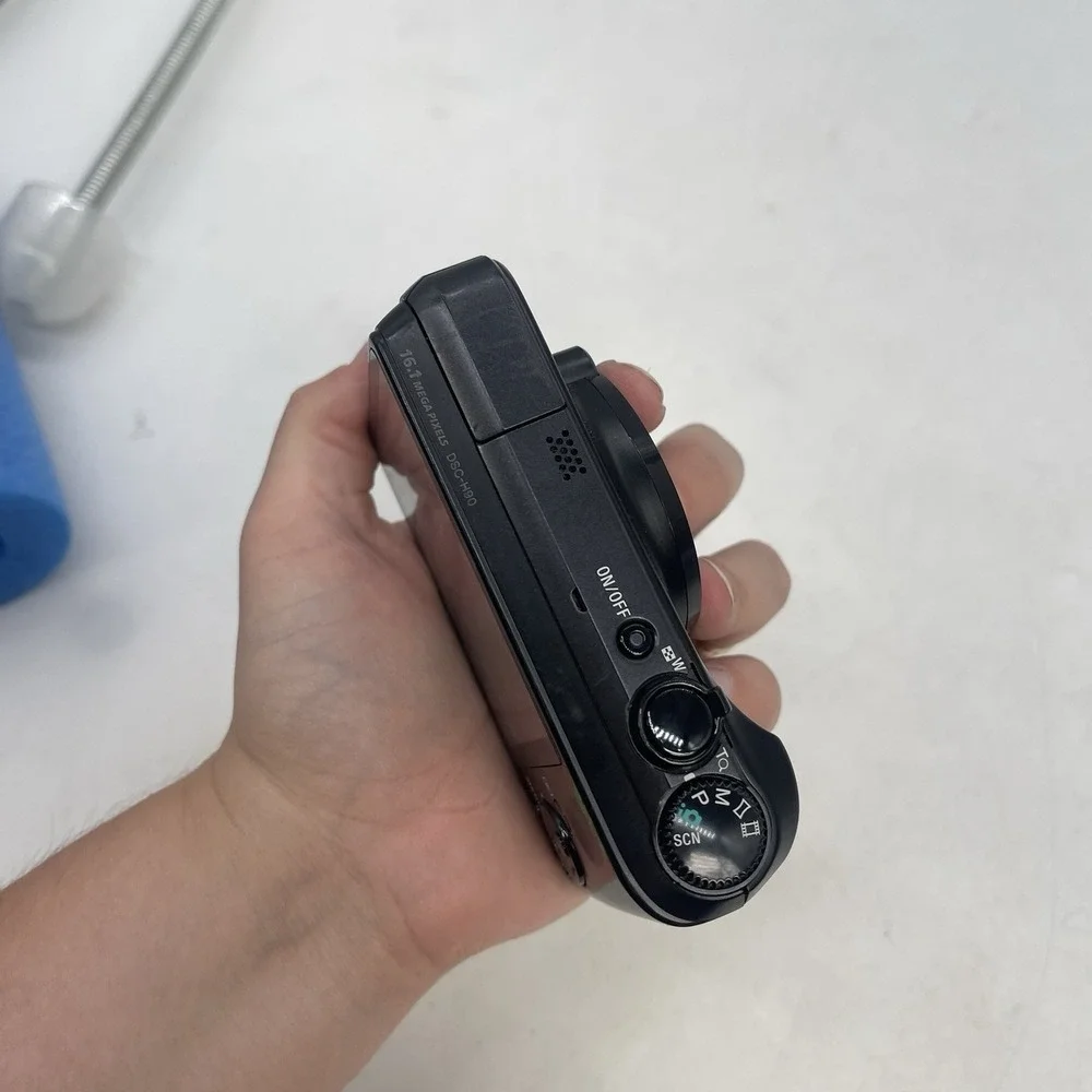 Sony Cybershot DSC-H90 16.1MP Digital Camera Black No Battery Working